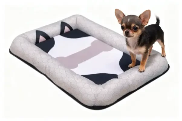 Ice Silk for Dog Cooling Bed Washable Dog Bed Cushion Mat with Non-slip