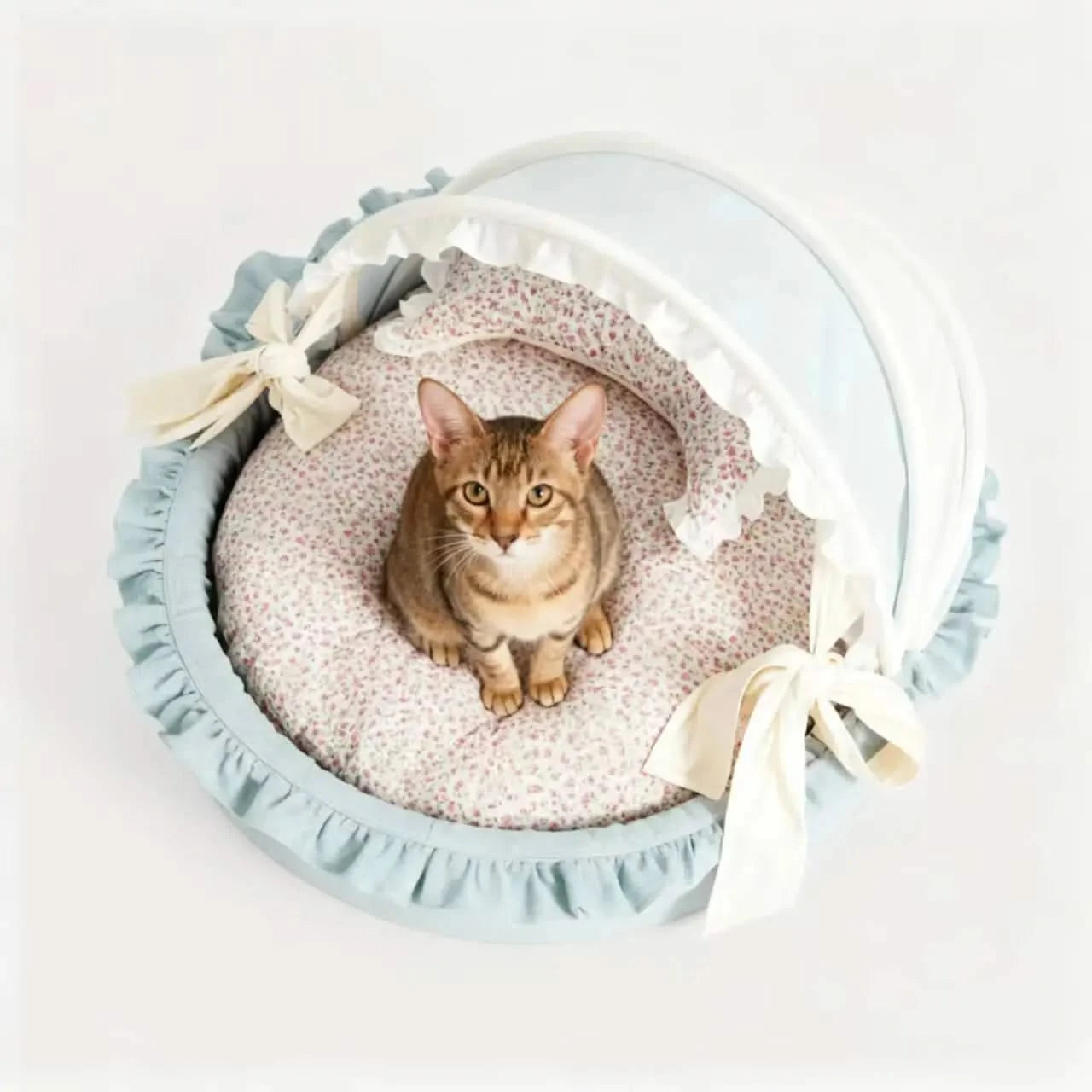 New Season Pet Bed Princess Style Washable Dog Basket House Removable Cushion.
