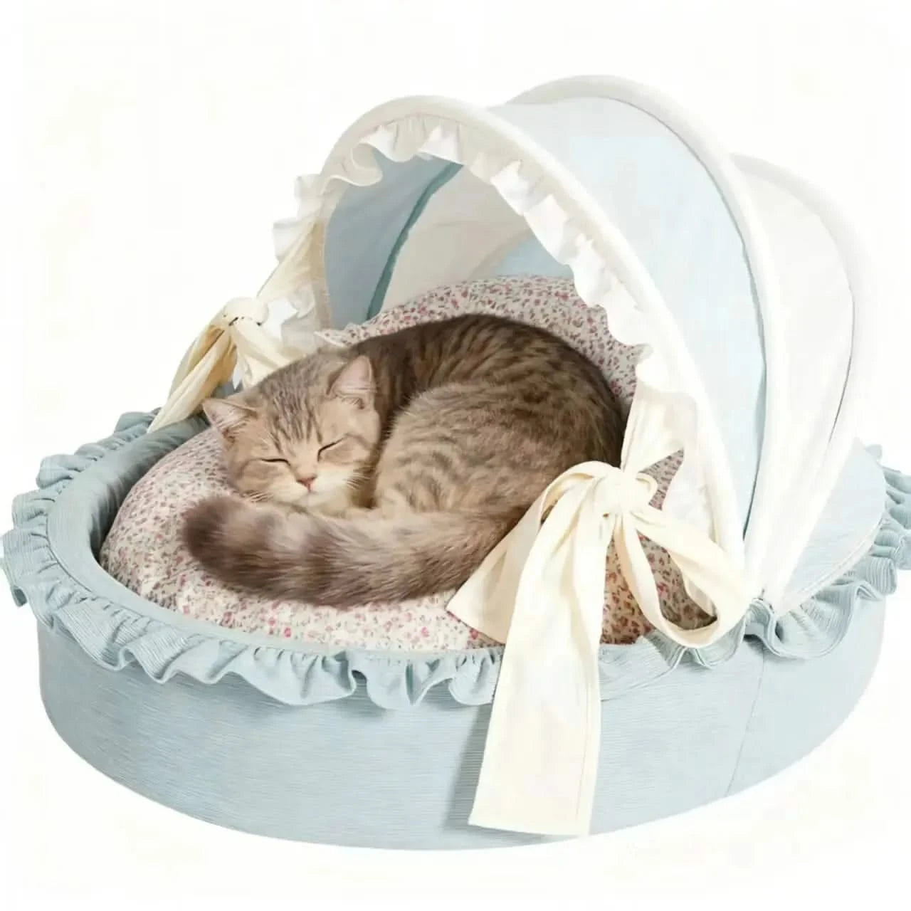 New Season Pet Bed Princess Style Washable Dog Basket House Removable Cushion.