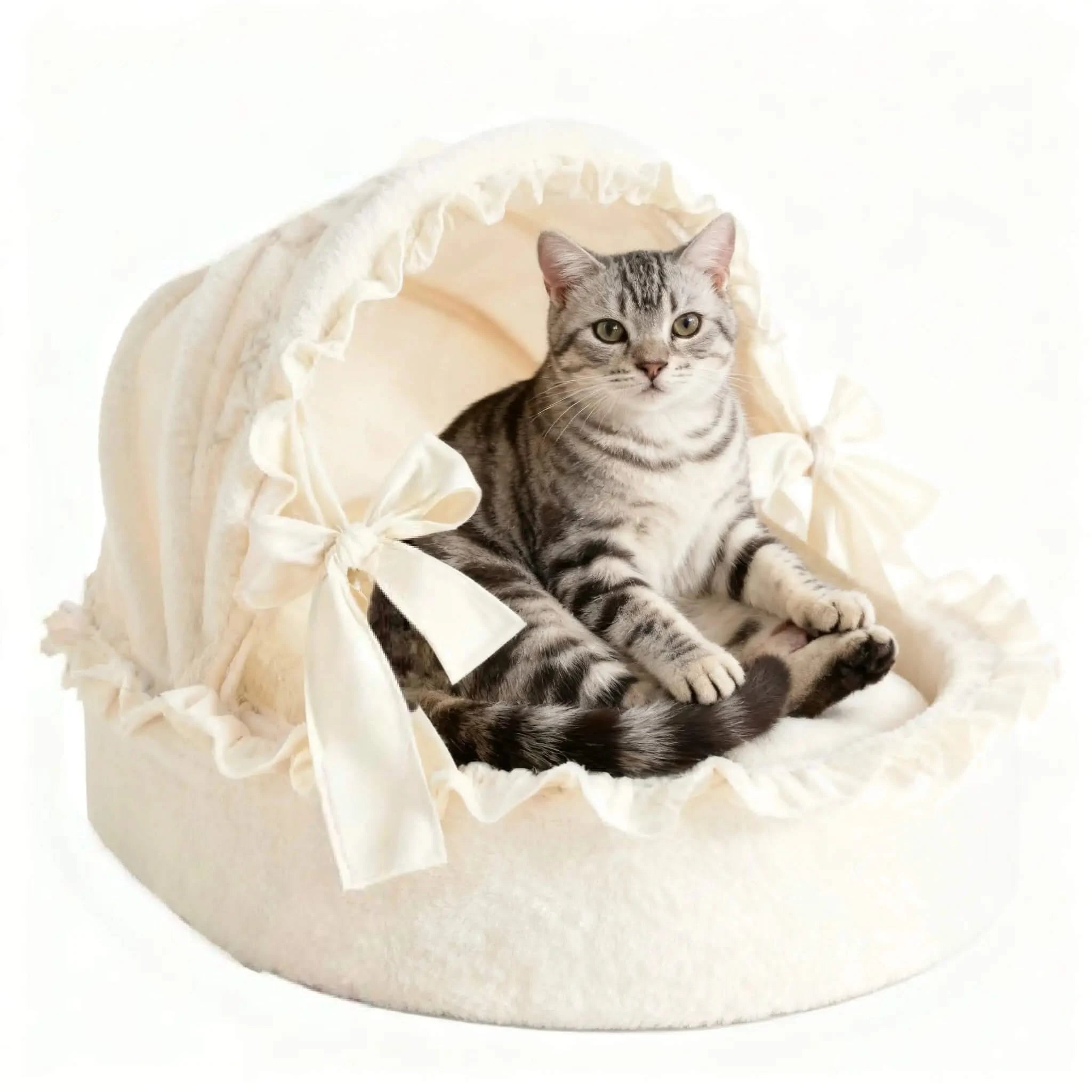New Season Pet Bed Princess Style Washable Dog Basket House Removable Cushion.