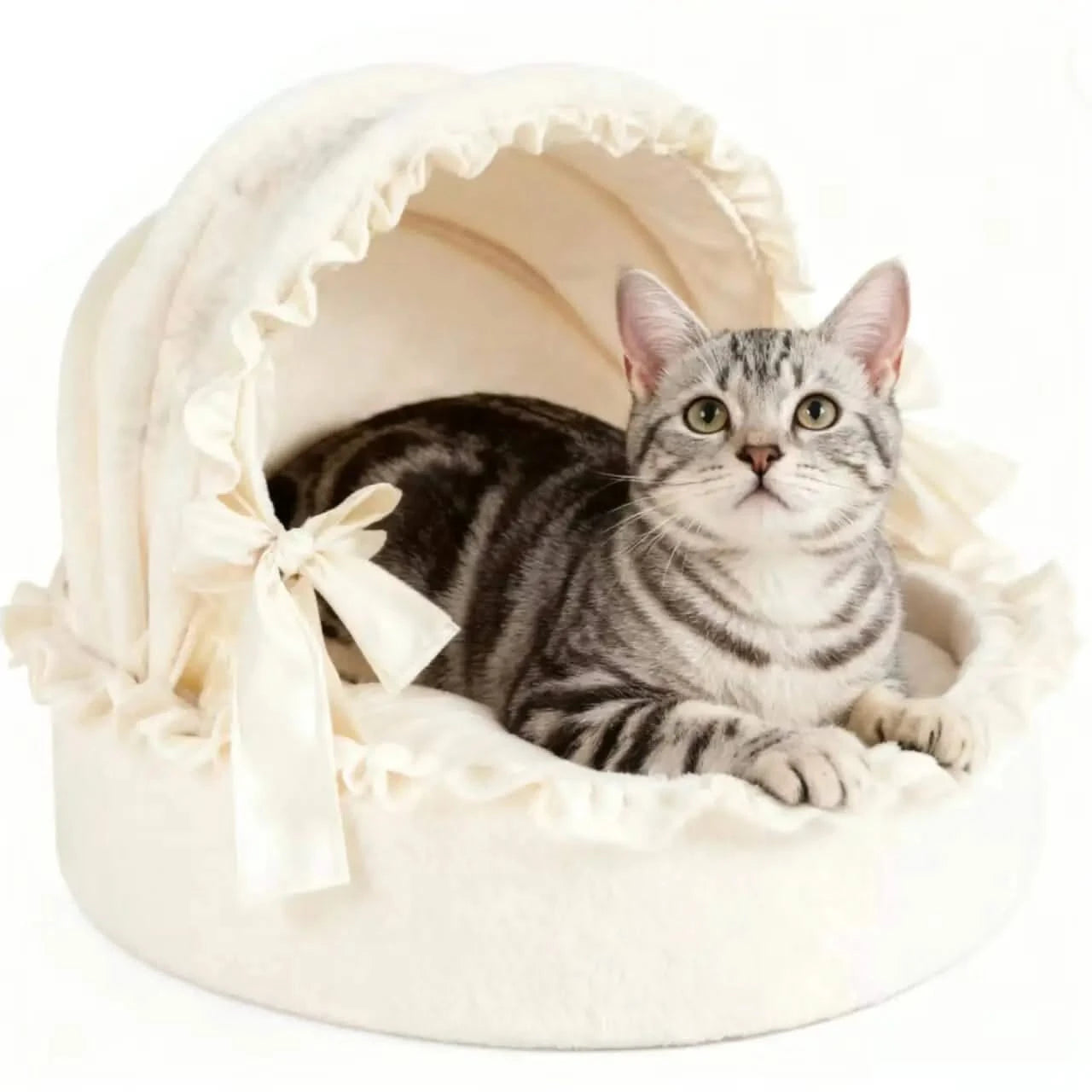 New Season Pet Bed Princess Style Washable Dog Basket House Removable Cushion.