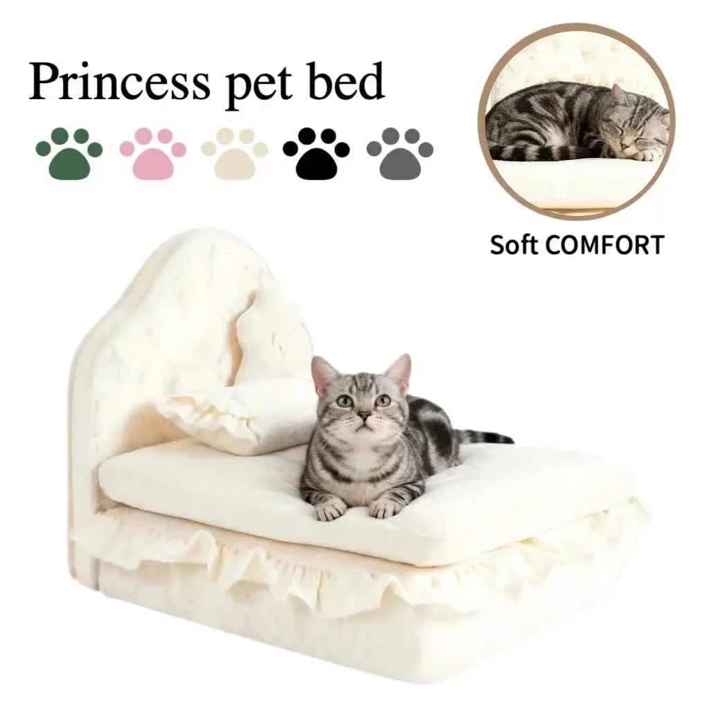 Easy Clean & Maintenance:The bed's easy-clean material makes upkeep a breeze, keeping your pet's space hygienic.