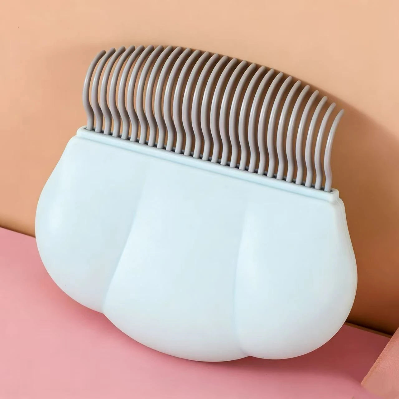 Grooming Cat Comb for Cats - Pumpkin-Shaped Plastic Multi-Color