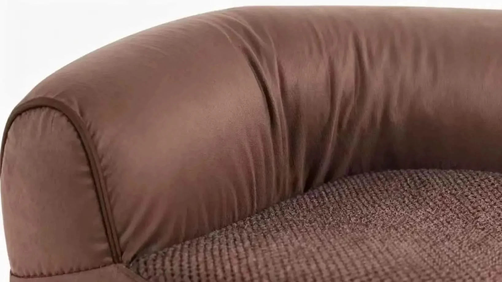 Pet Dog Bed Soft Cushion L Shaped Square Pillow Machine Washable Cover And Detachable Mat Cat House For Puppy Medium Large Dog.