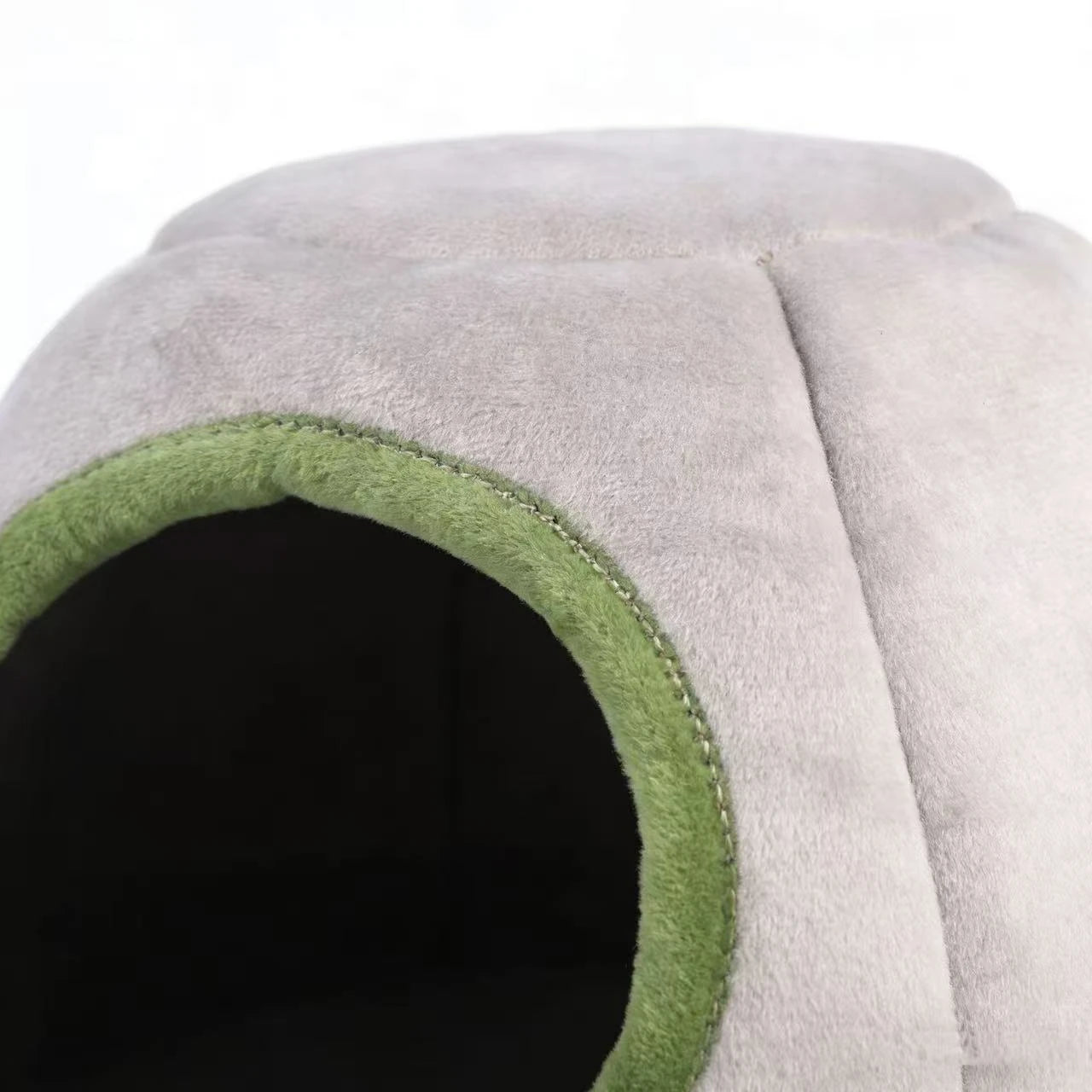Comfort Hide Rest Hamster Nest for Hamsters - Multi-Shape Plush Material Gray/Green 2 Colors