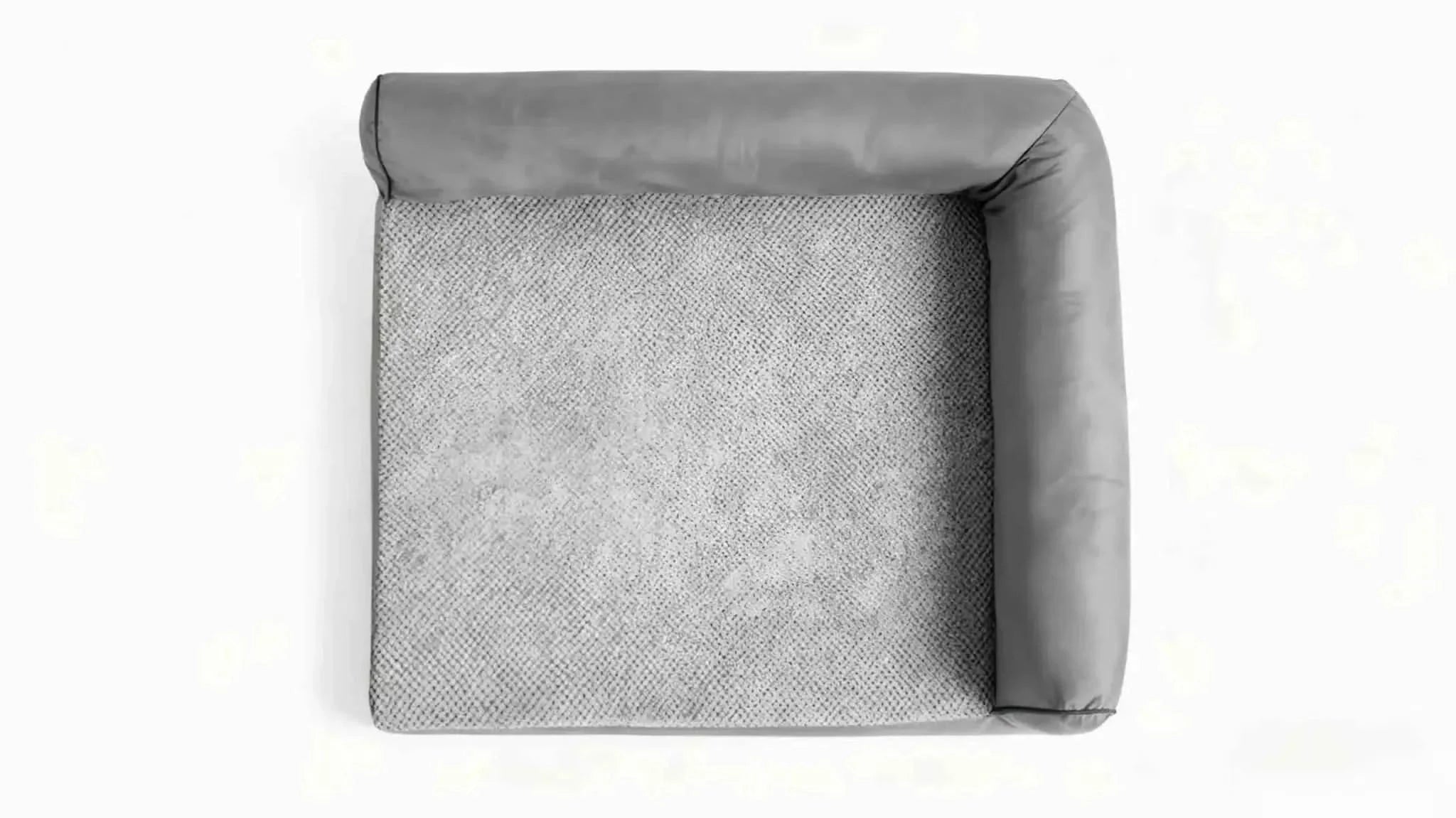 Pet Dog Bed Soft Cushion L Shaped Square Pillow Machine Washable Cover And Detachable Mat Cat House For Puppy Medium Large Dog.