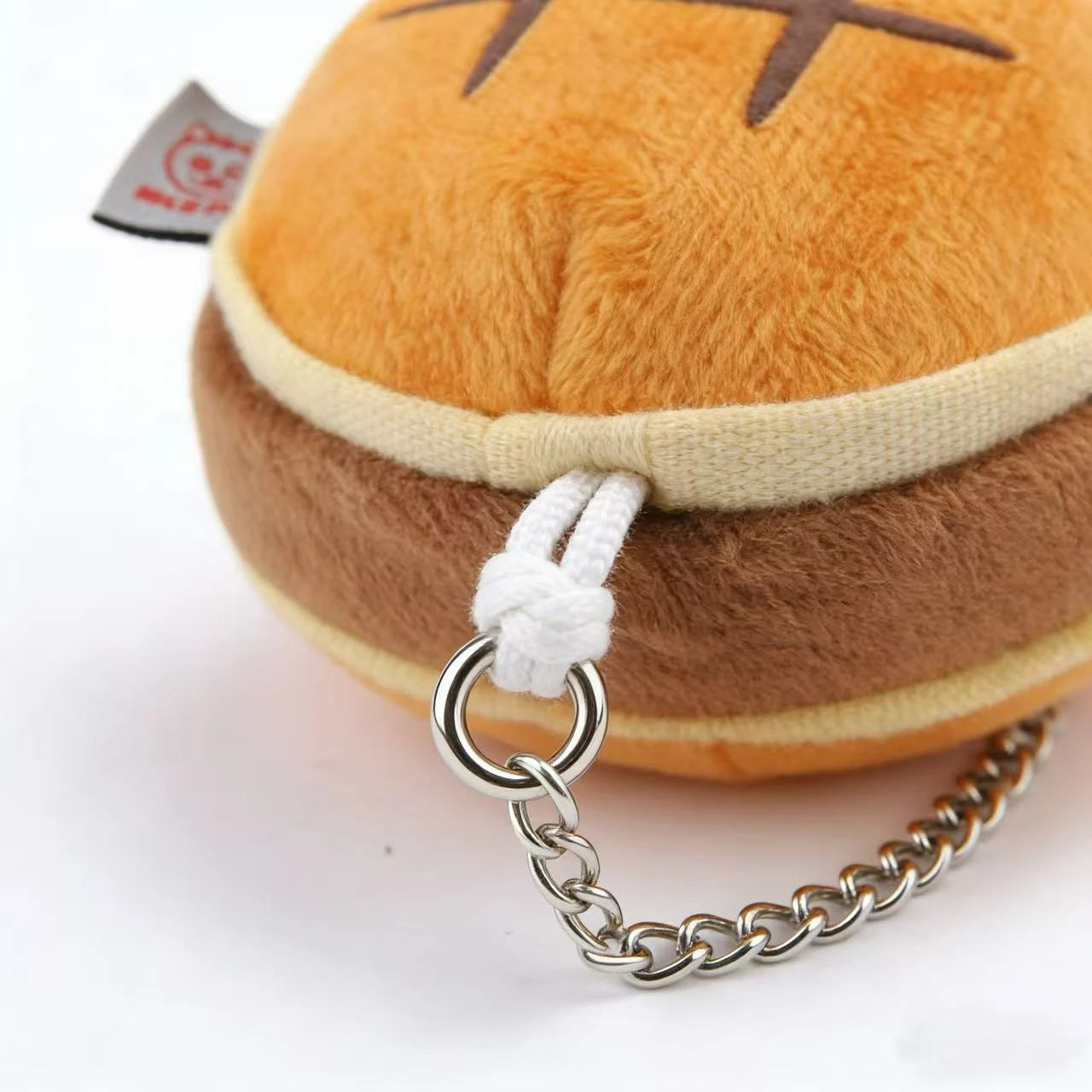 Comfort Hide Rest Hamster Nest for Hamsters - Waffle-Shaped Plush Chain Orange-Brown