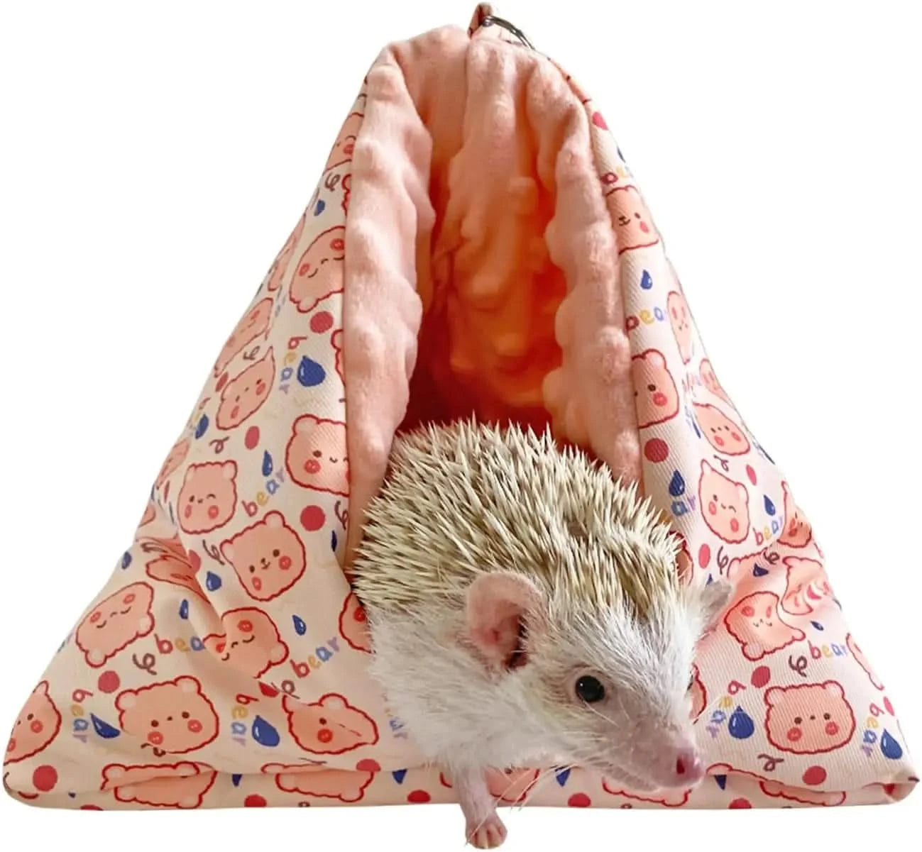 Cozy Fleece Cuddle Sack Sleeping Pouch for Hedgehogs Hamsters Sugar Gliders