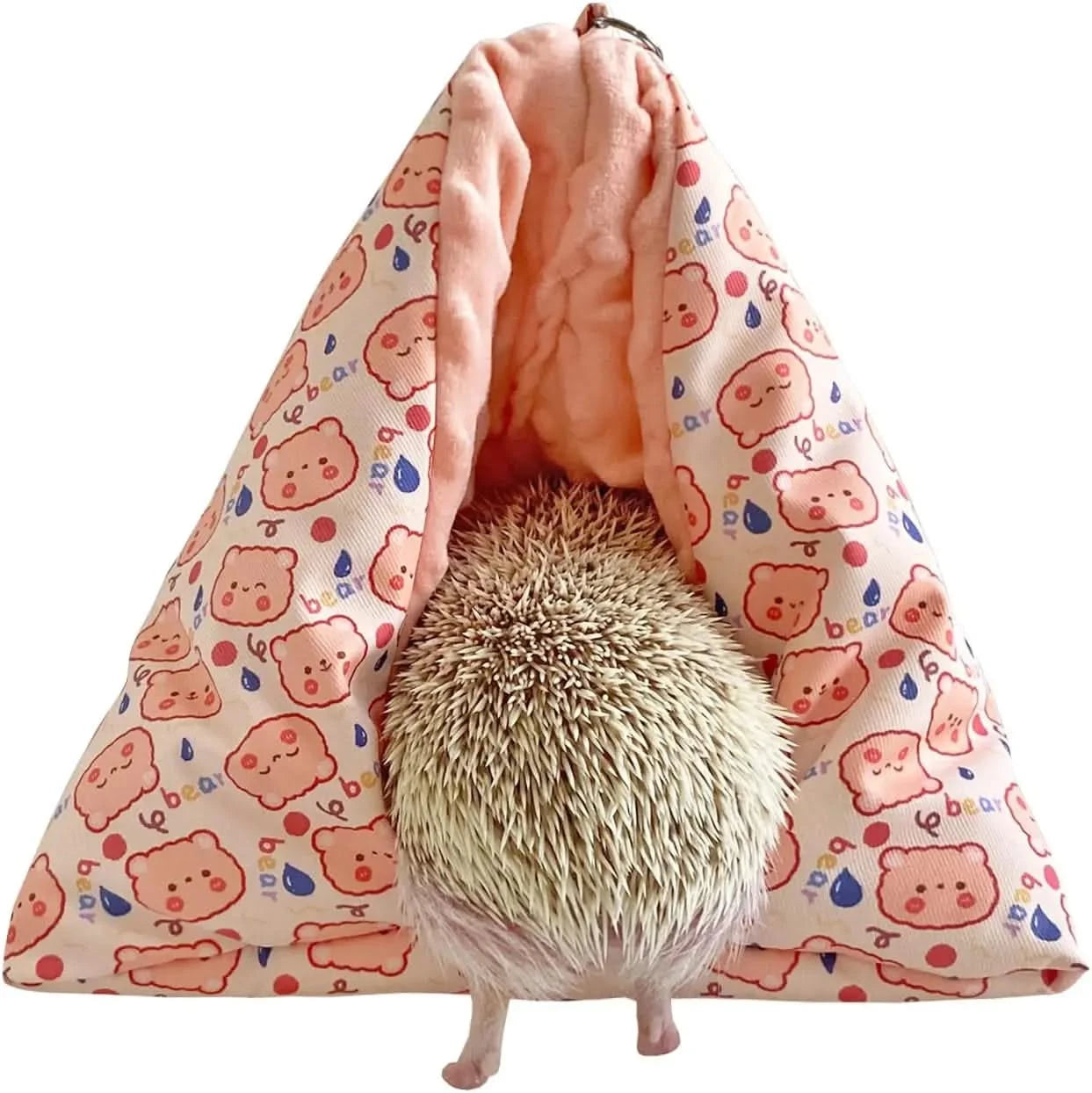 Cozy Fleece Cuddle Sack Sleeping Pouch for Hedgehogs Hamsters Sugar Gliders