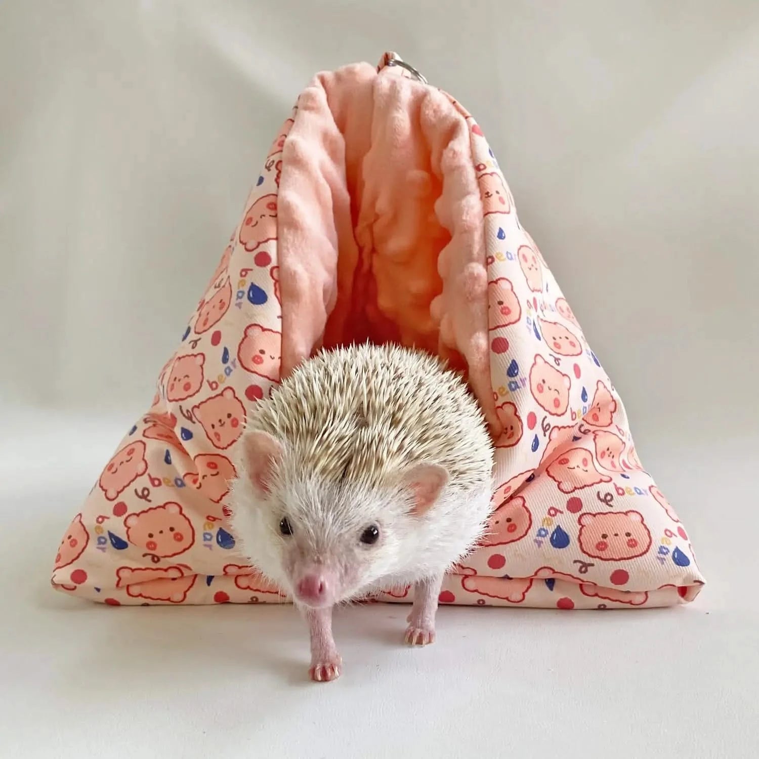 Cozy Fleece Cuddle Sack Sleeping Pouch for Hedgehogs Hamsters Sugar Gliders