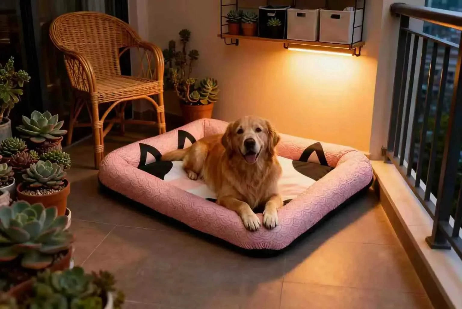 Ice Silk for Dog Cooling Bed Washable Dog Bed Cushion Mat with Non-slip