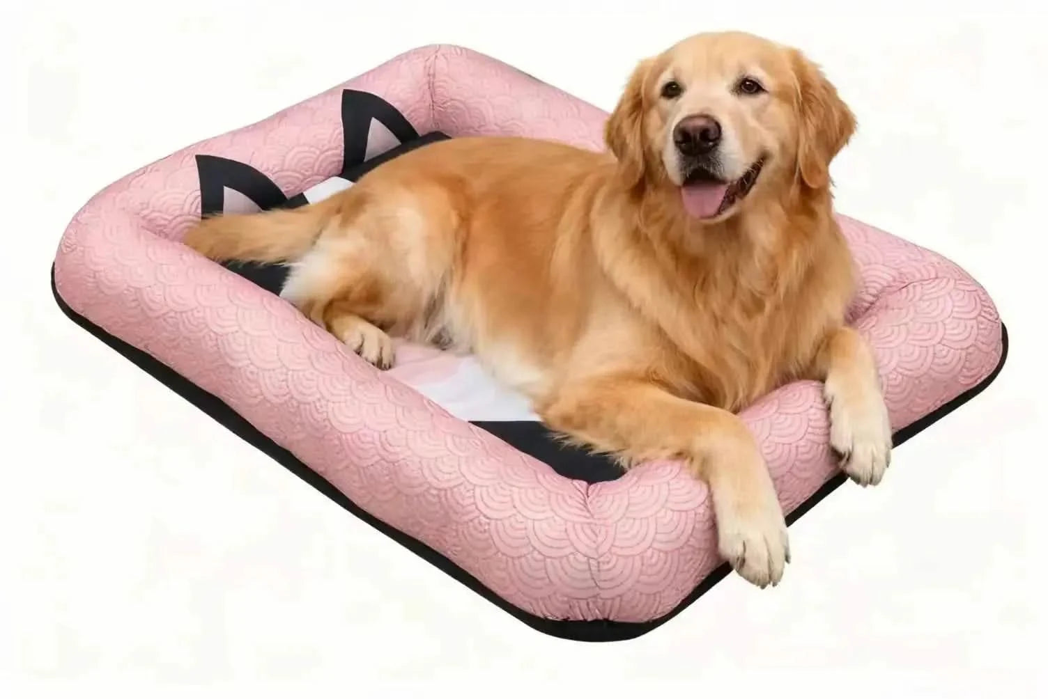 Ice Silk for Dog Cooling Bed Washable Dog Bed Cushion Mat with Non-slip