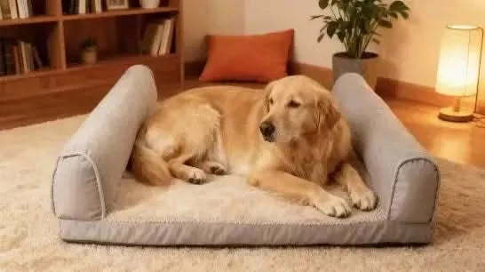Pet Dog Sofa Soft Sponge Mat Kennel H-type Kennel Deep Sleep Breathable Blanket Thickened Warm Pets Mat Naptime Accessories