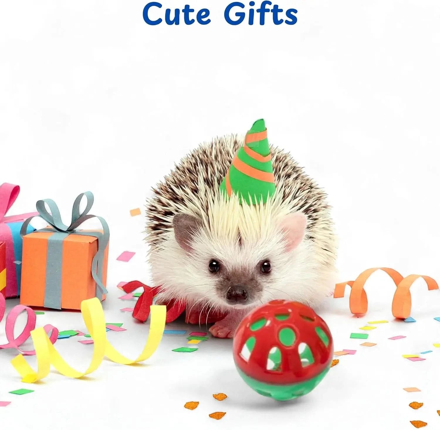 Cozy Green Small Animal Hideout Bed with Interactive Bell Toy