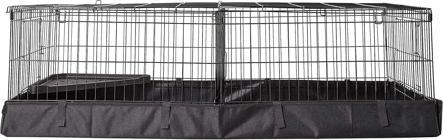 Amazon Basics Spacious Leakproof Canvas Bottom Guinea Pig Pet Cage Divider