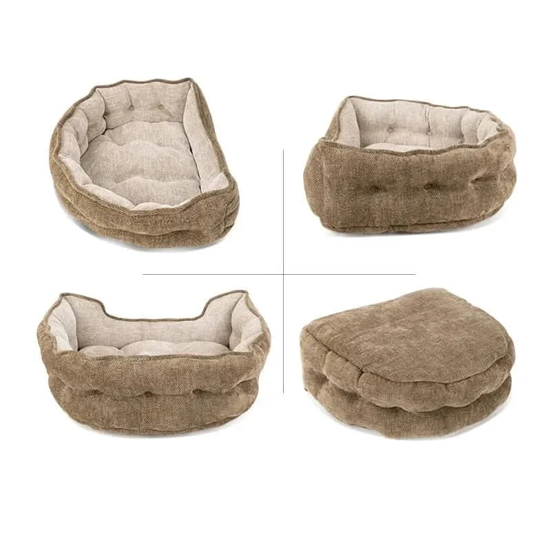 Truelove Super Soft Plush Round Pet Bed Mat for Dogs & Cats