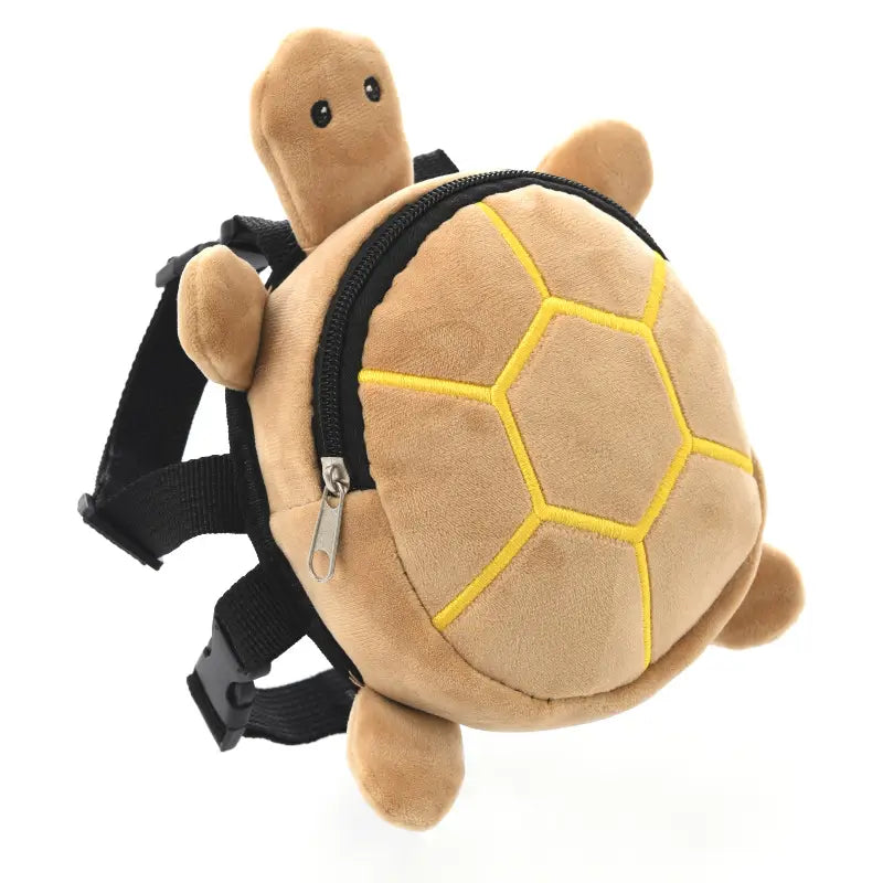 Escape-Proof Cat Harness Backpack: Turtle Design, Plush Fabric