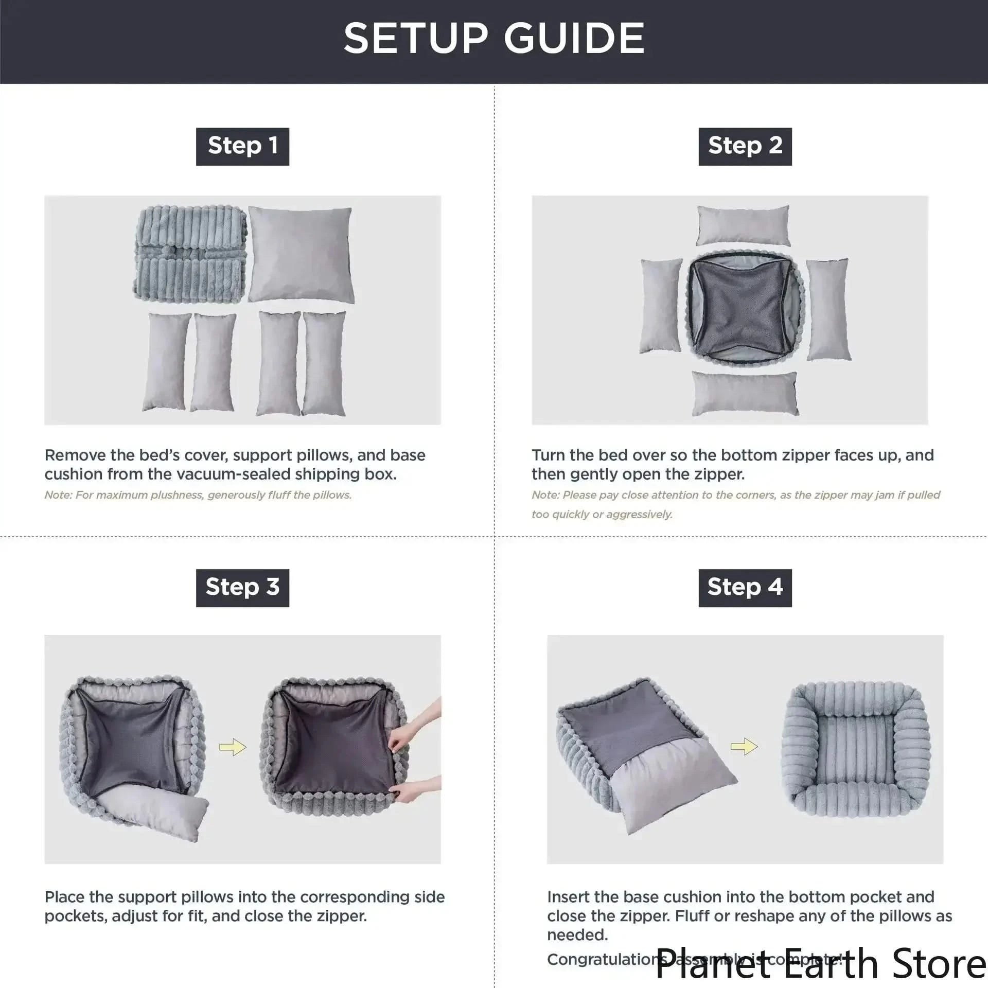 Small Dog Cat Luxury Plush Bed: Warm, Washable Sofa Nest