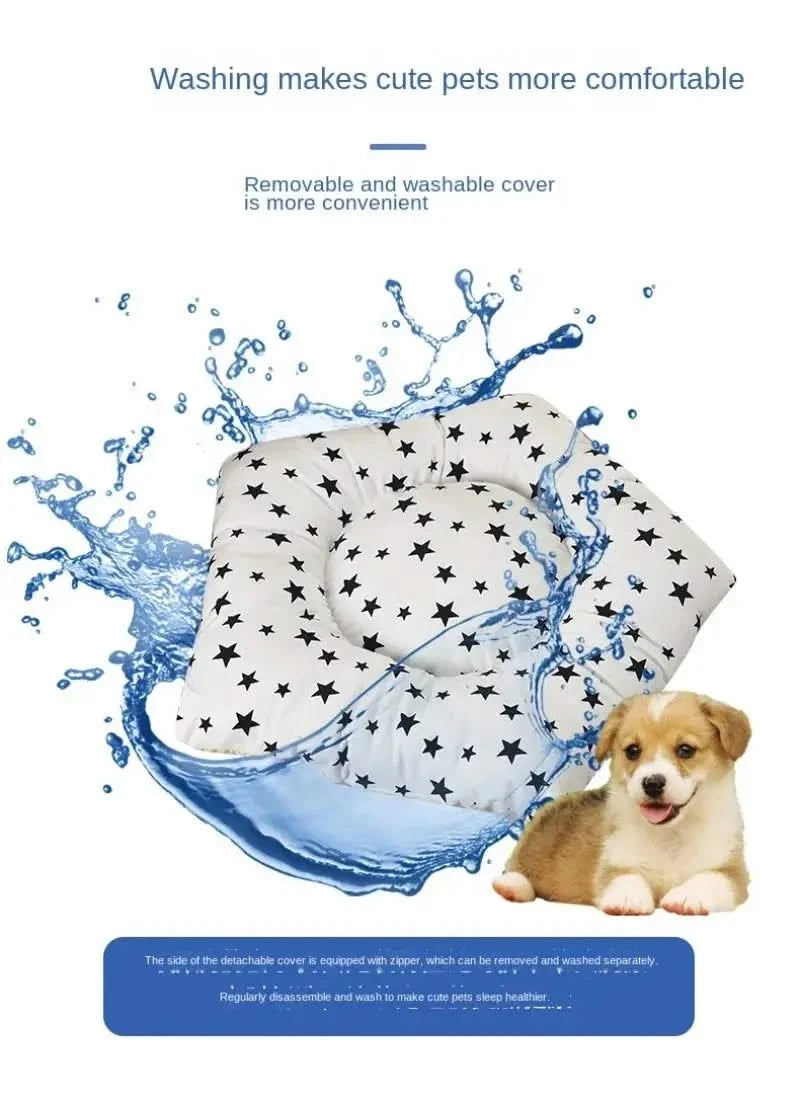 Luxury Washable Pet Teepee Tent: Cozy Dog & Cat Bed with Cushion