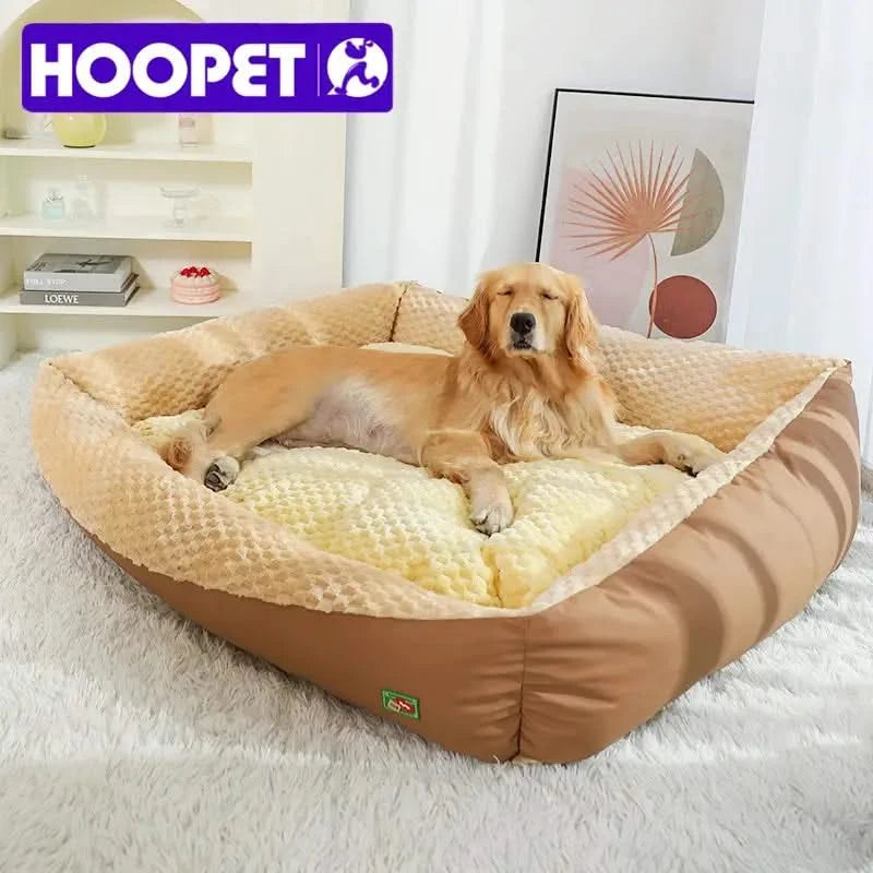 HOOPET Winter Warm Pet Bed Deep Sleep Plush Mattress Dogs Cats