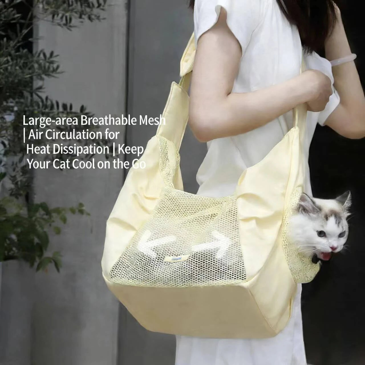 Lightweight Cat & Dog Carrier - Portable, Casual Style, Yellow