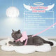 Escape-Proof Cat Harness & Leash: Angel Wings Design, Adjustable Fit