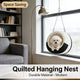 Space-Saving Quilted Hanging Pet Bed for Dogs, Durable Material