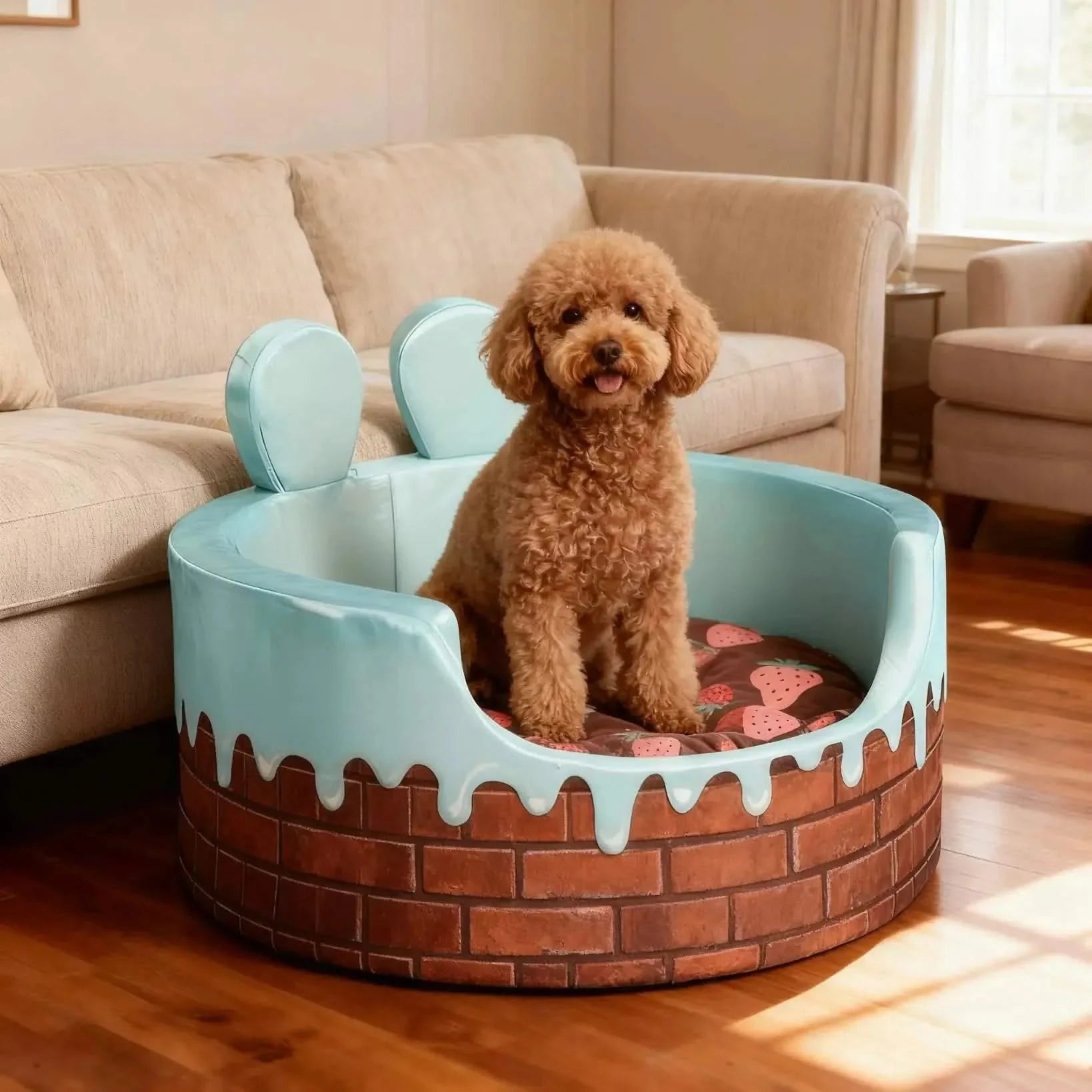 Soft Pet Bed Detachable Washable Dog Sleeping Very Soft Comfortable Warm Four Seasons Detachable Pet Beds Supplies.