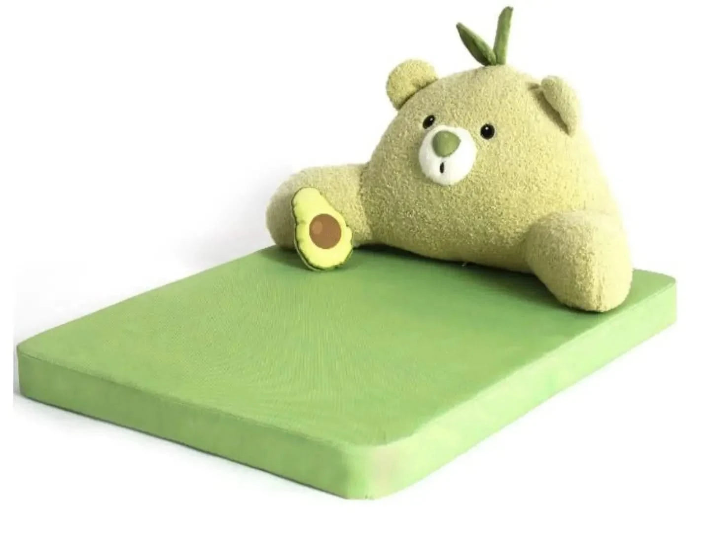 Avocado Sofa Dog Bed for Small Dogs, Cute Pet Bed Round Washable Plush Bed.