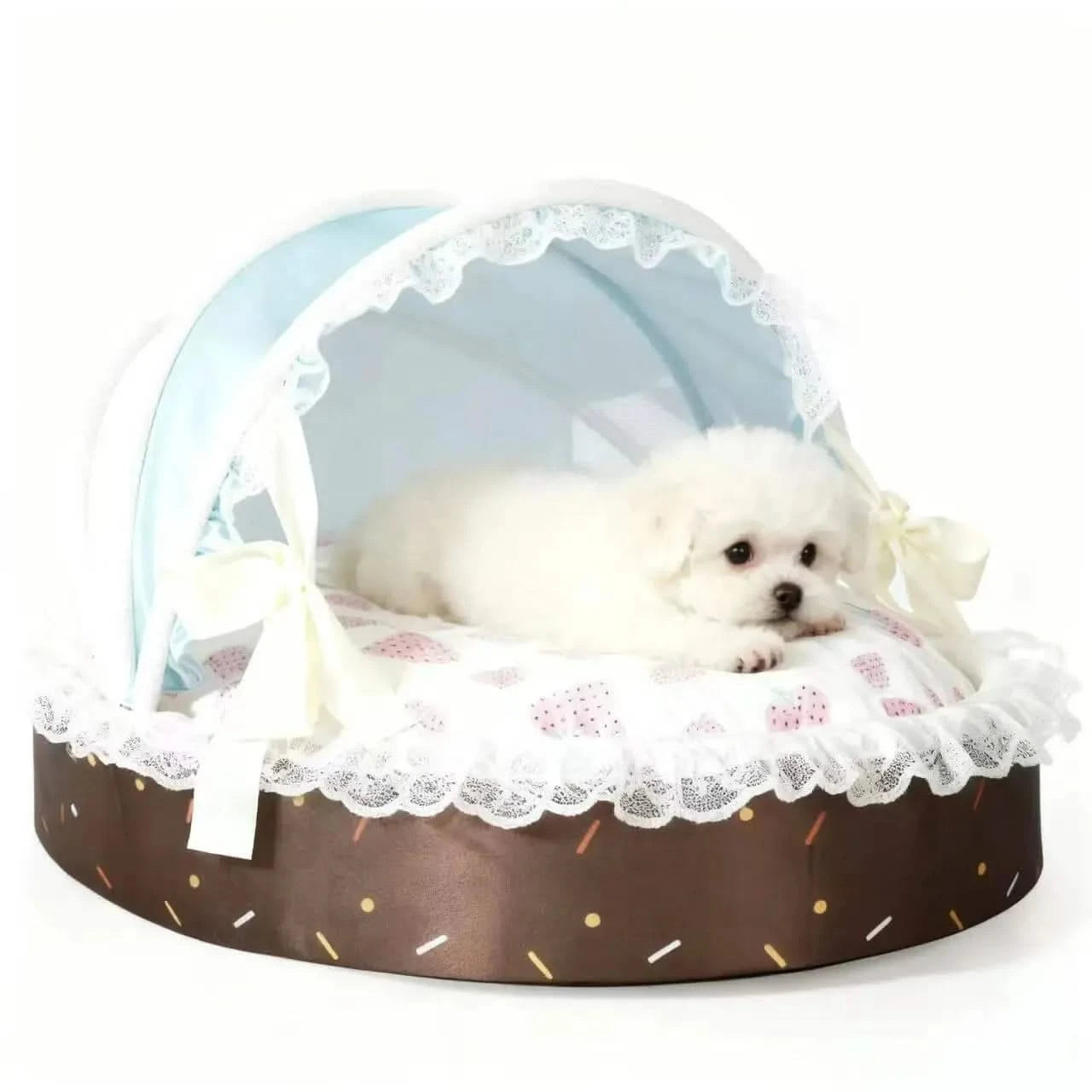 New Season Pet Bed ice cream  Style Washable Dog Cat Basket House Removable Cushion.