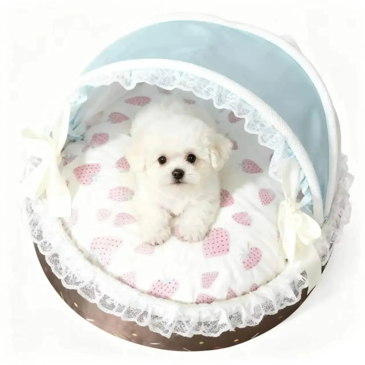 New Season Pet Bed ice cream  Style Washable Dog Cat Basket House Removable Cushion.