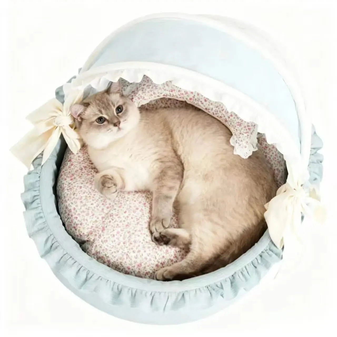 New Season Pet Bed Princess Style Washable Dog Basket House Removable Cushion.