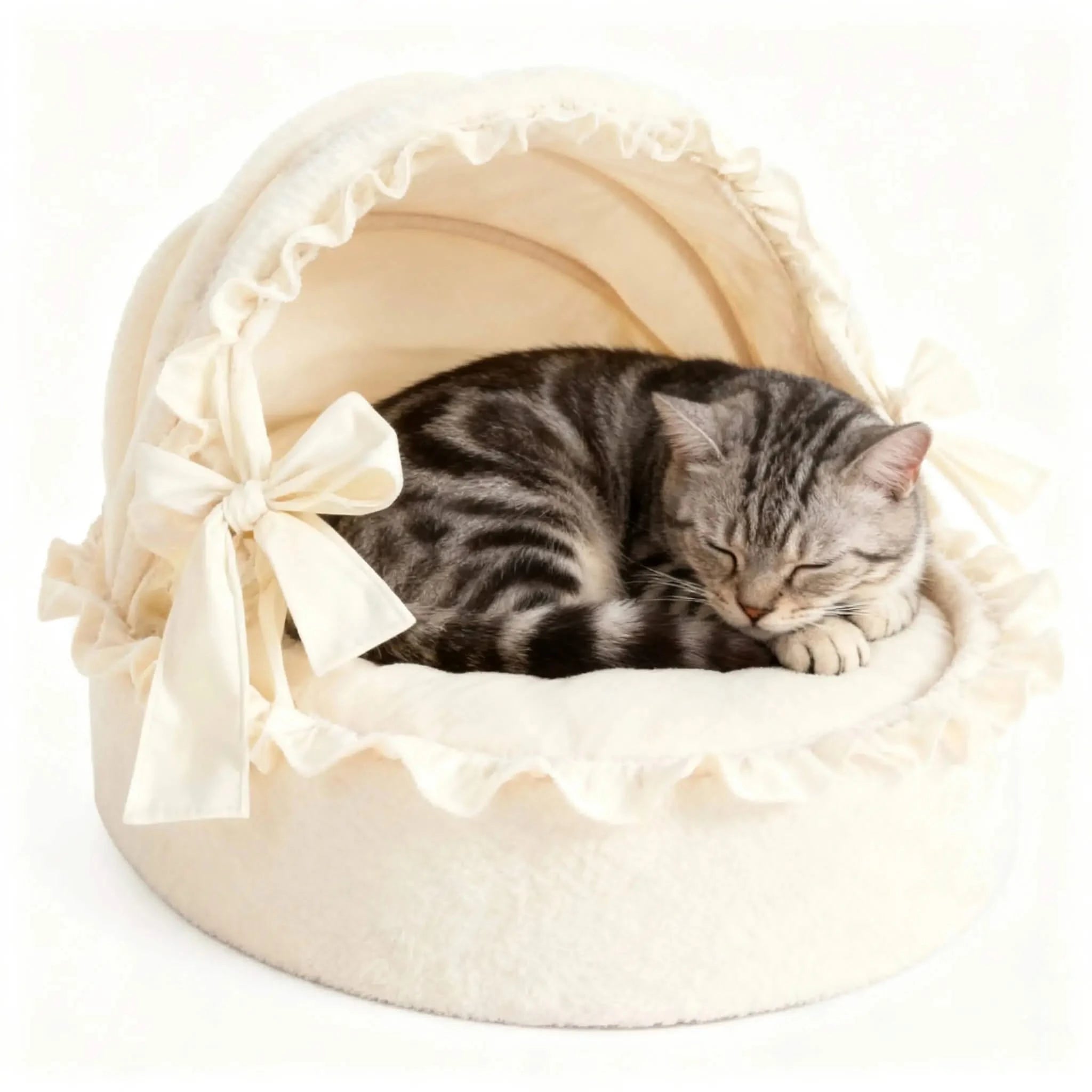 New Season Pet Bed Princess Style Washable Dog Basket House Removable Cushion.