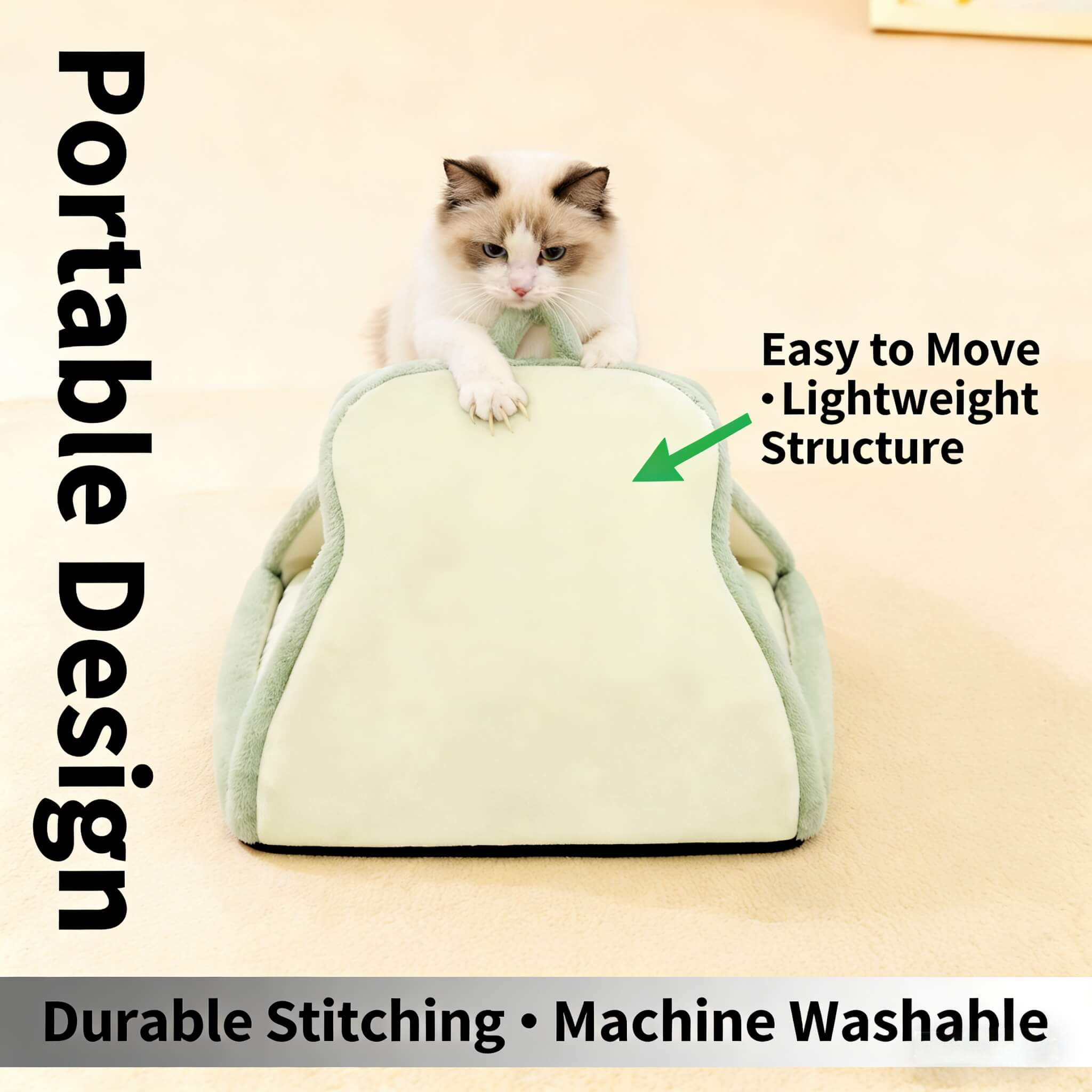 Plush Winter Warm Dog & Cat Bed - Cozy Non-Slip Pet Mat