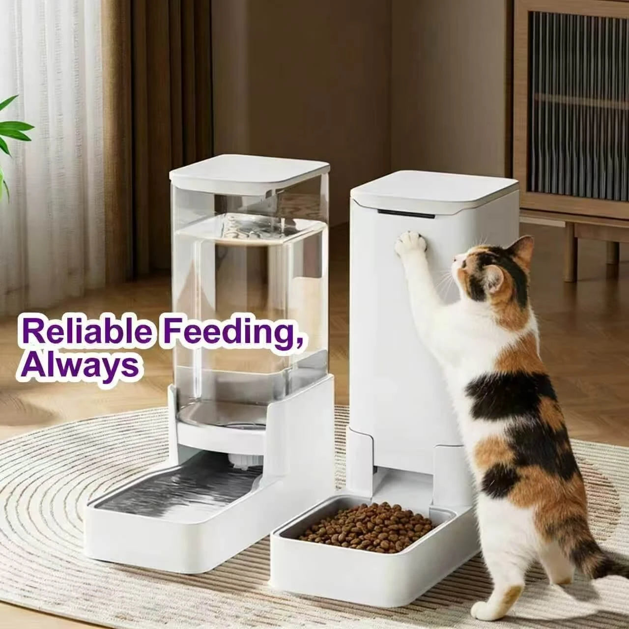 Pet-Friendly Non-Slip Cat Bowl – Safe Material, Colorful Designs (Yellow/White)