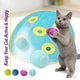 Cat Play Mat Set - Interactive, Hide & Seek, Blue/Yellow