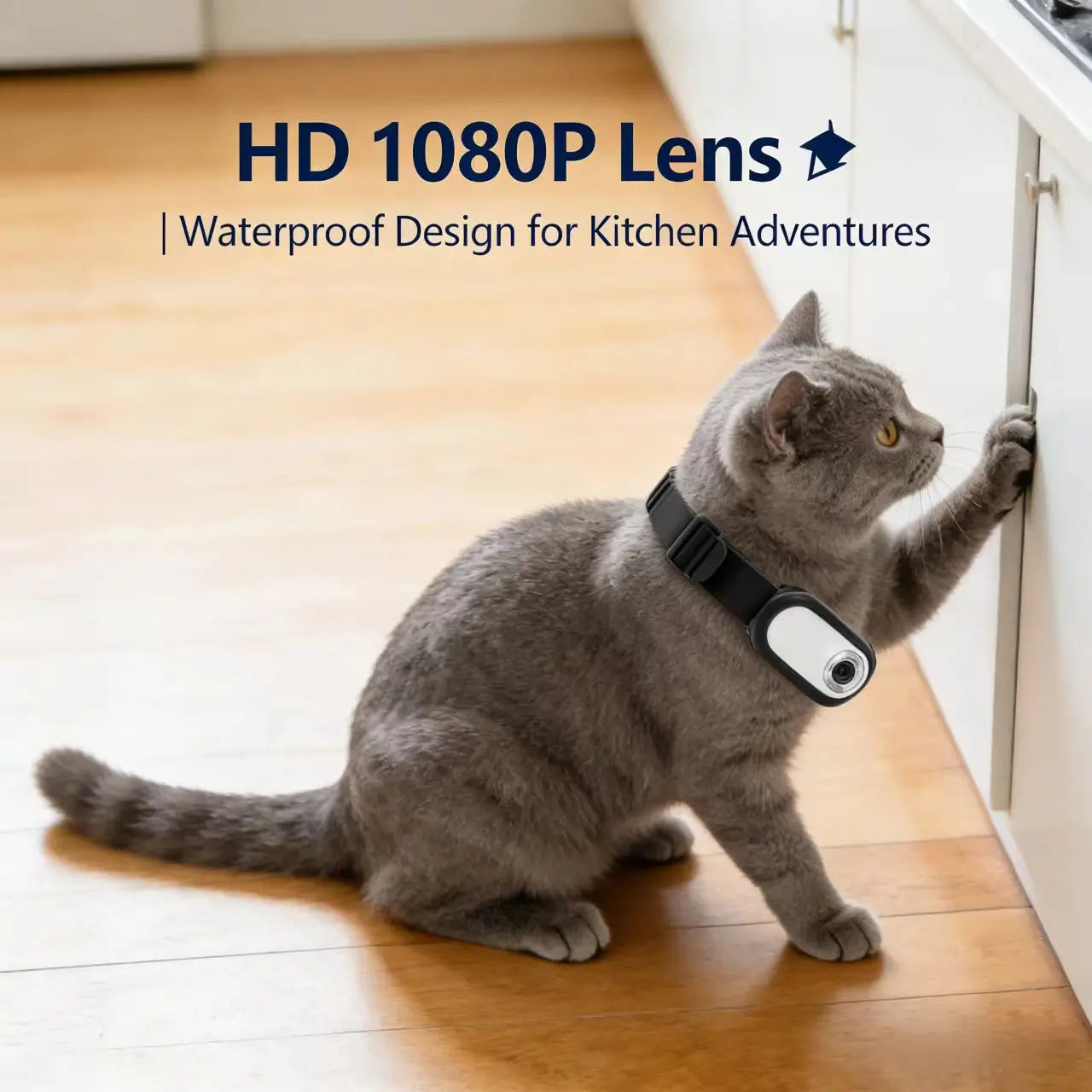 Mini Body Worn Camera - 1080P Thumb Cam, Wearable, Loop Recording, Black