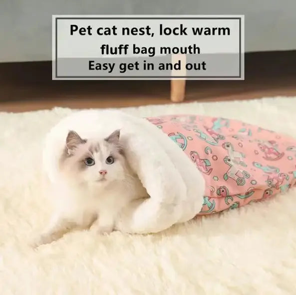 🔥 🐾Cozy Pet Nest for Cats and Dogs