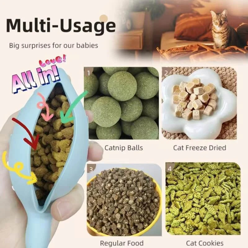 Silicone Cat Fish Chew Toy - Hollow Design, Teeth Cleaner, Assorted Colors