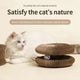 Scratching & Play Cat Scratcher: Corrugated Cardboard, Double-Layer Ball Design