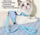 Escape-Proof Cat Harness & Leash: Cloud Accent, Adjustable Padded Design
