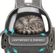 Breathable 360° View Cat Backpack Carrier for Cats, Gray Space Capsule