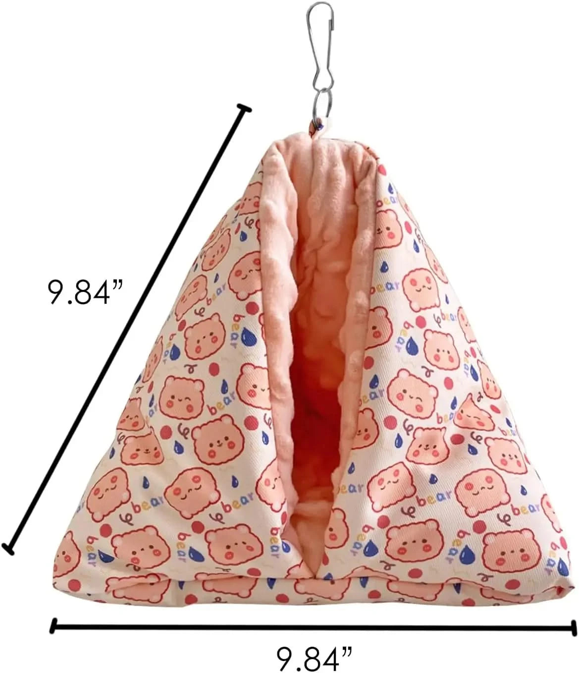 Cozy Fleece Cuddle Sack Sleeping Pouch for Hedgehogs Hamsters Sugar Gliders