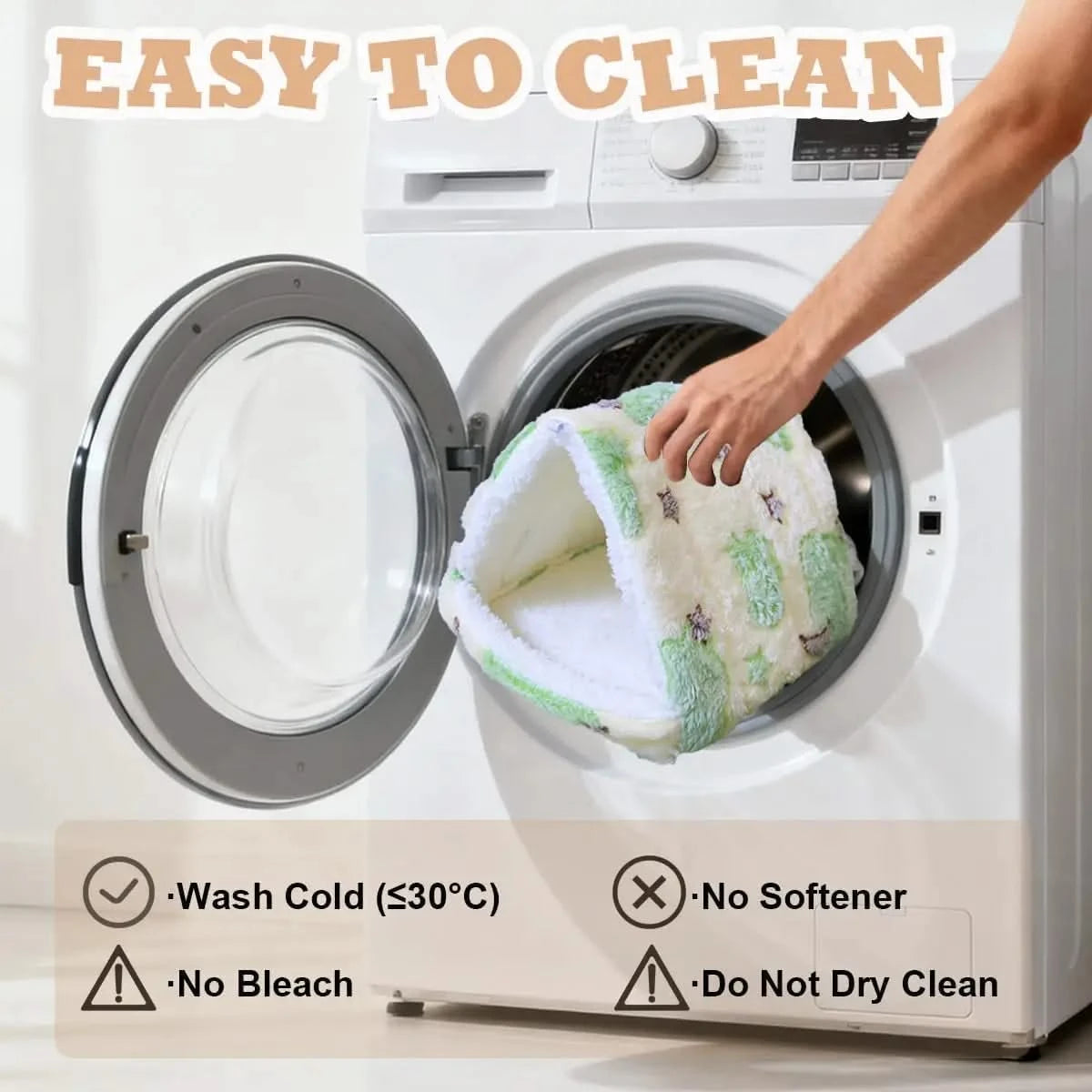 Plush 2-Pack Small Animal Hideouts: Cozy Hammock Beds for Hamster, Guinea Pig