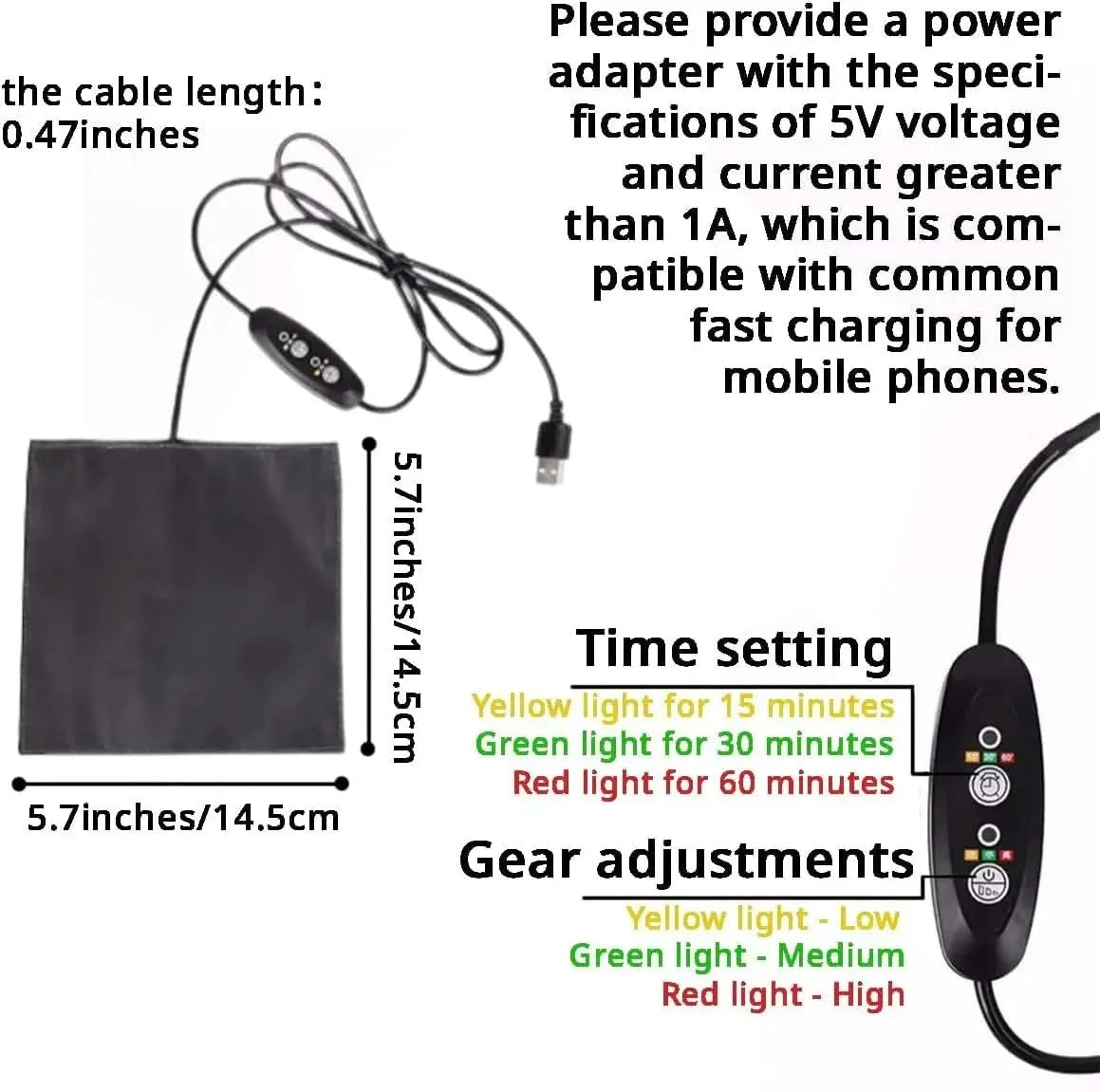 MANON ROSA Cozy Hamster Bed Cave Hideout, Adjustable Heating Pad for Small Pets