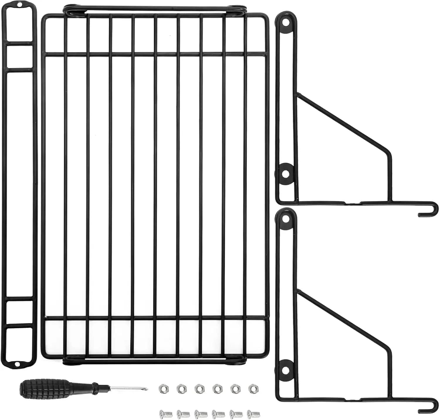 Okllen Durable Steel Bird Perch Stand Platform – Spacious Sundeck for Parrots & Small Birds