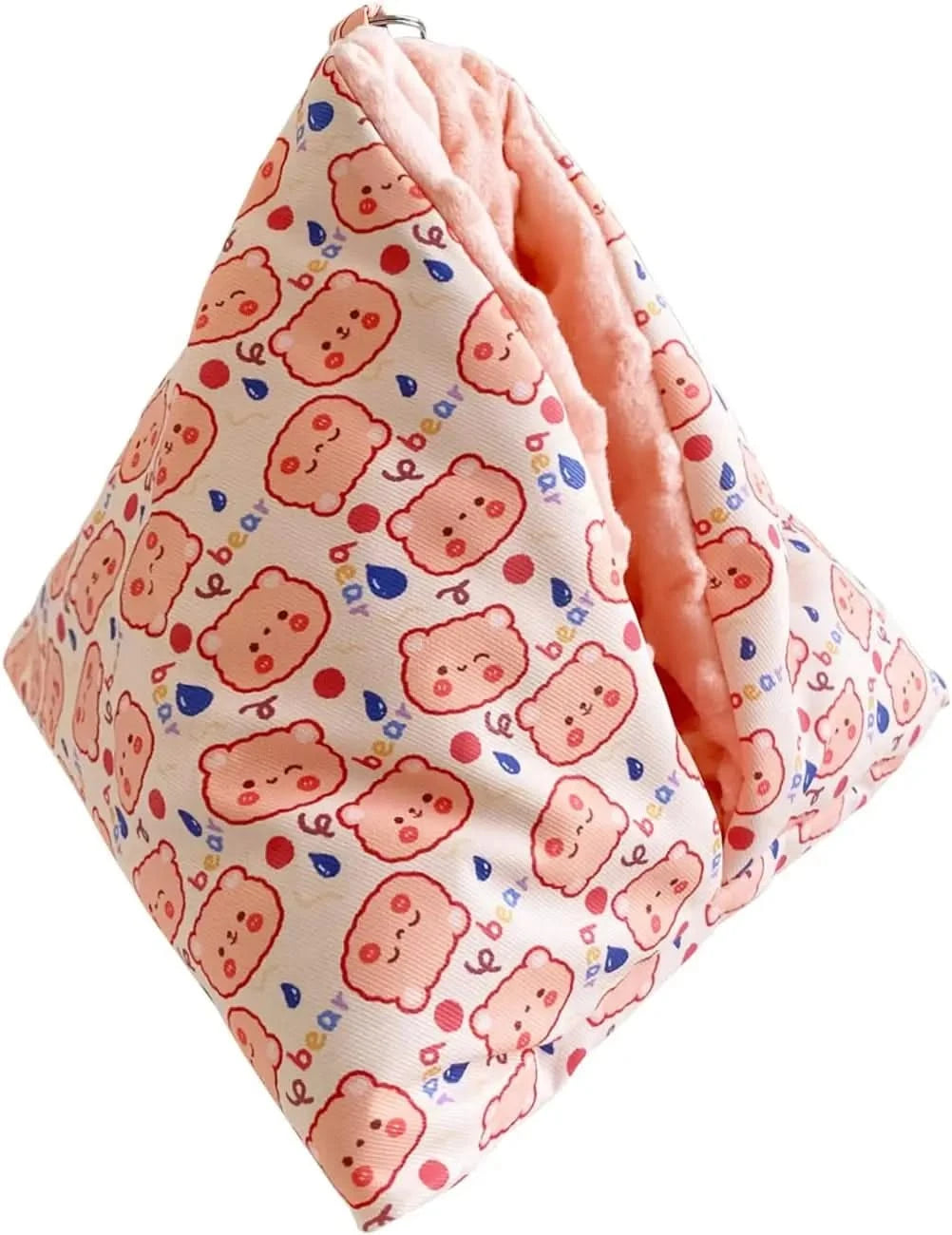 Cozy Fleece Cuddle Sack Sleeping Pouch for Hedgehogs Hamsters Sugar Gliders