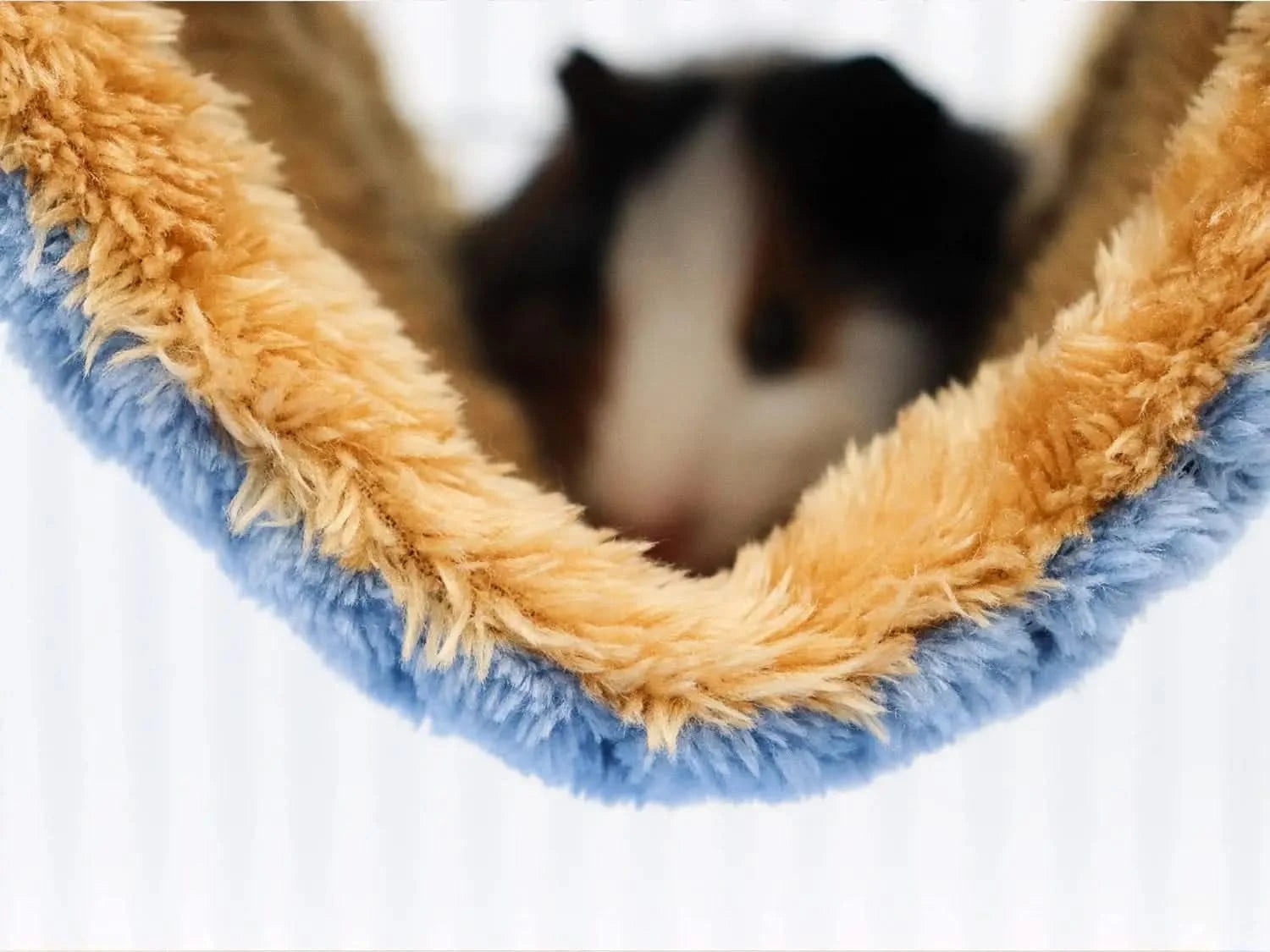 Warm Double-Layer Fleece Hammock: Cozy Hideaway for Small Pets and Birds