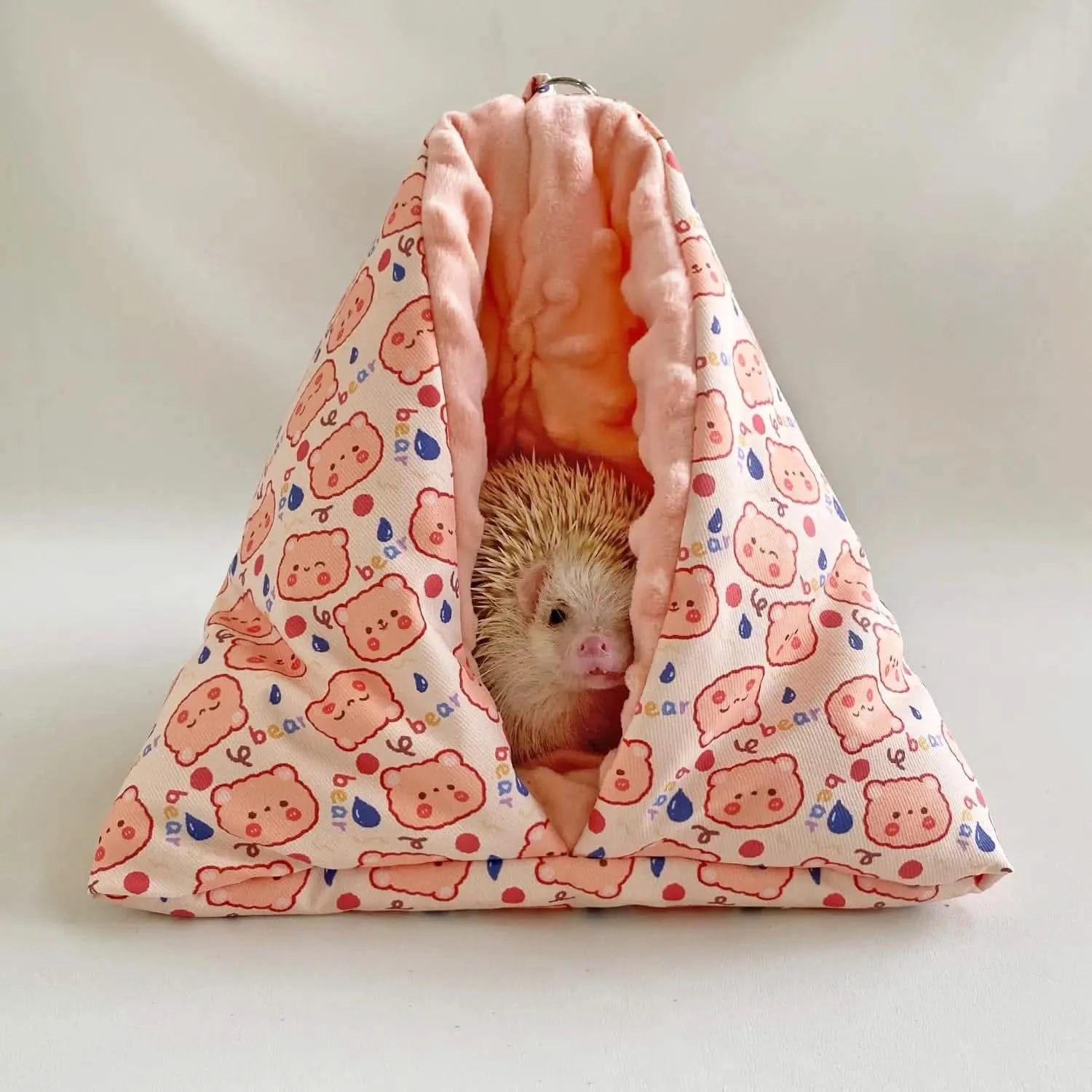 Cozy Fleece Cuddle Sack Sleeping Pouch for Hedgehogs Hamsters Sugar Gliders