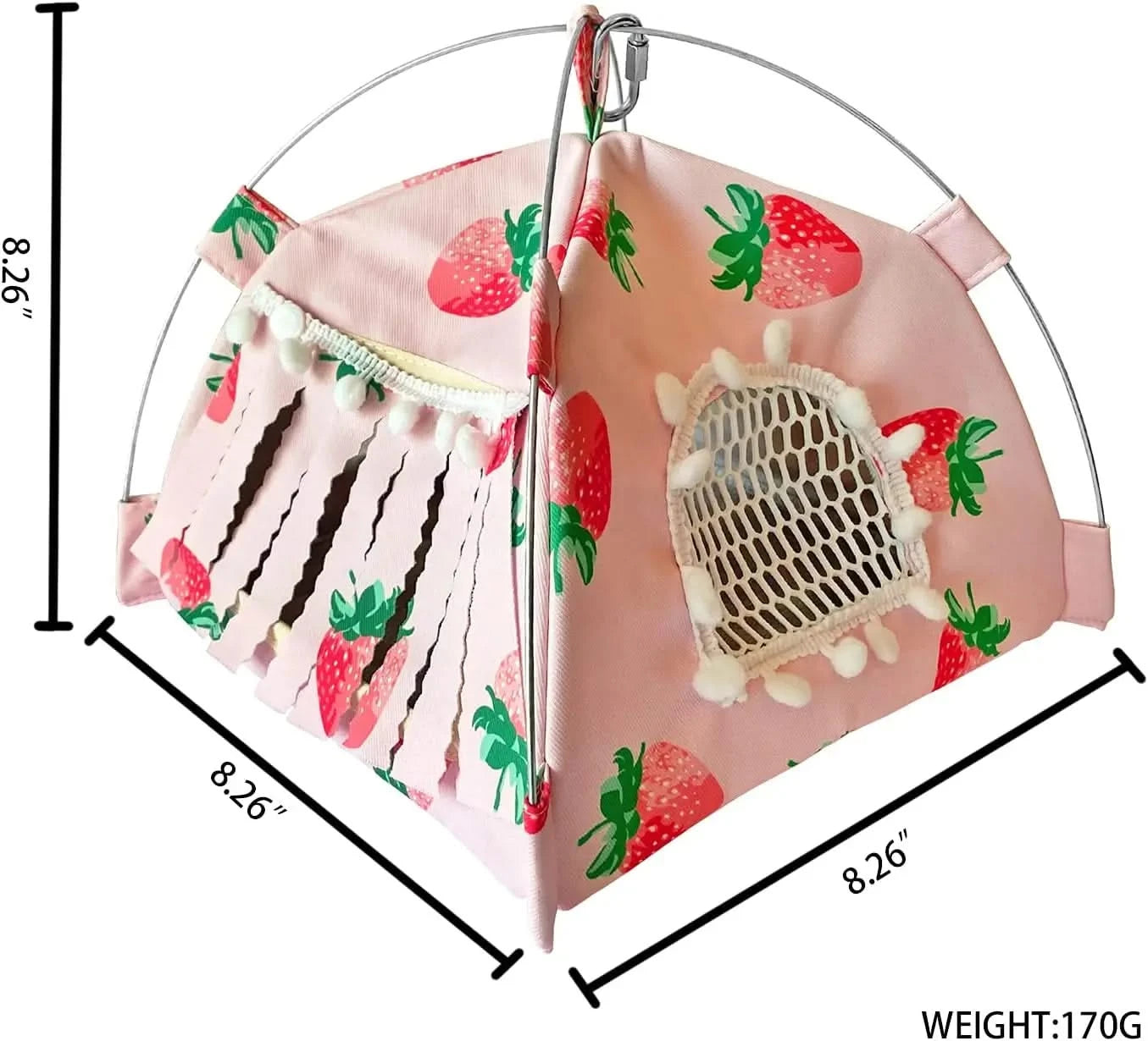 Cozy Small Animal Tent Hideout: Portable Comfort Habitat for Hamsters, Guinea Pigs, Hedgehogs